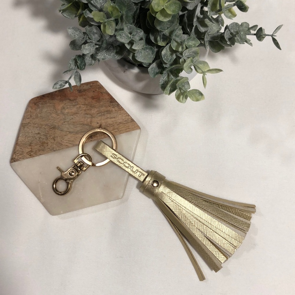 Scout tassel keychain